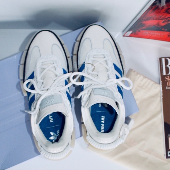ADIDAS Super Sleek Chunky Beyonce Ivy Park Halls of Ivy Blue White - Picture 4 of 8